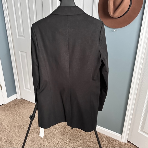 NWT Calvin Klein linen blend black suit blazer 6 - Picture 4 of 6